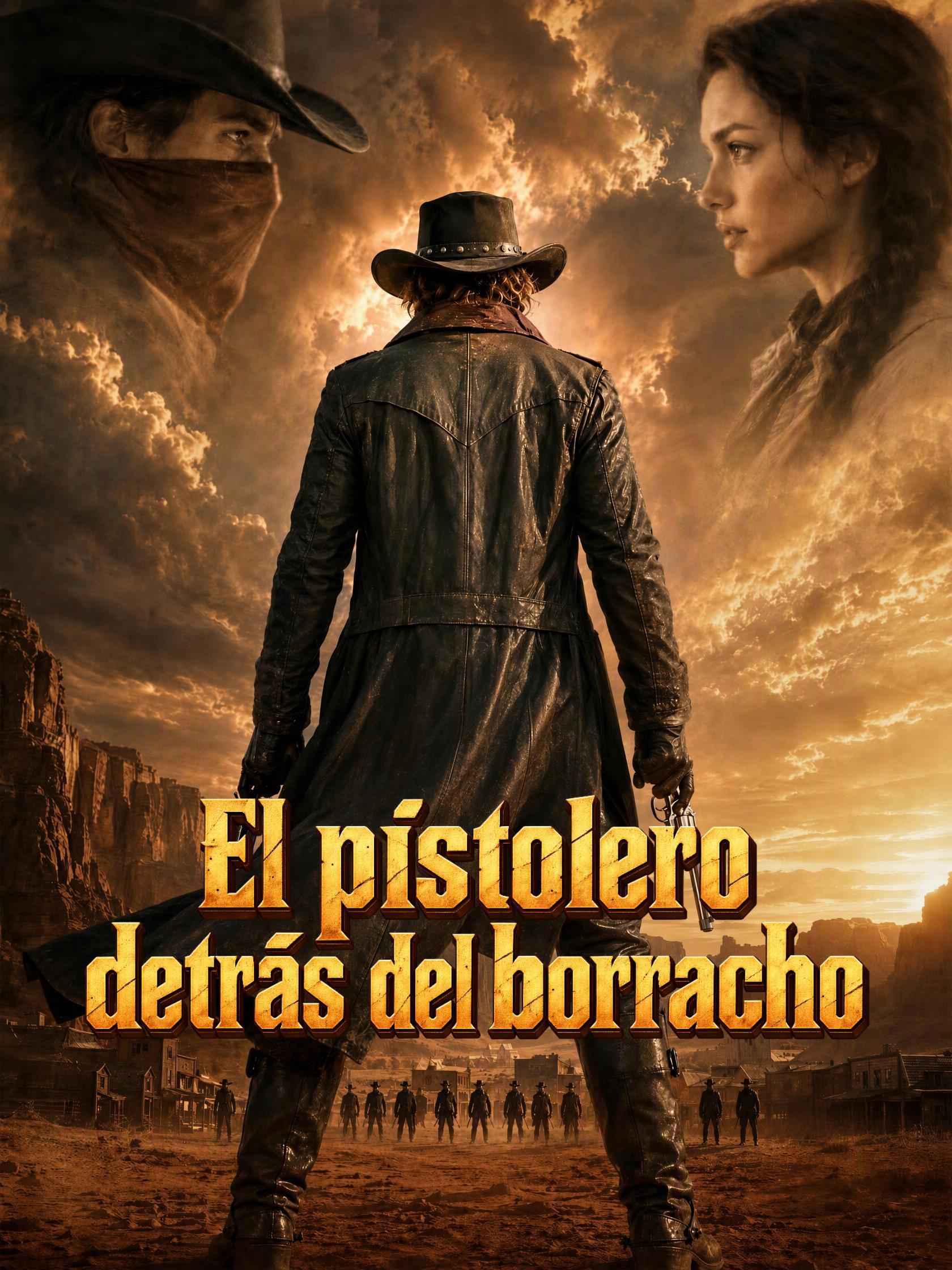 El pistolero detrás del borracho