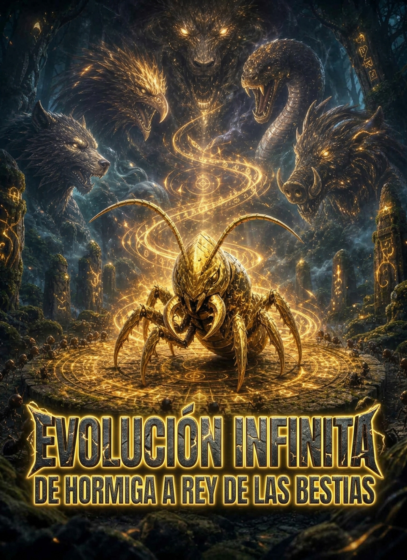 Evolución Infinita: De Hormiga a Rey de las Bestias