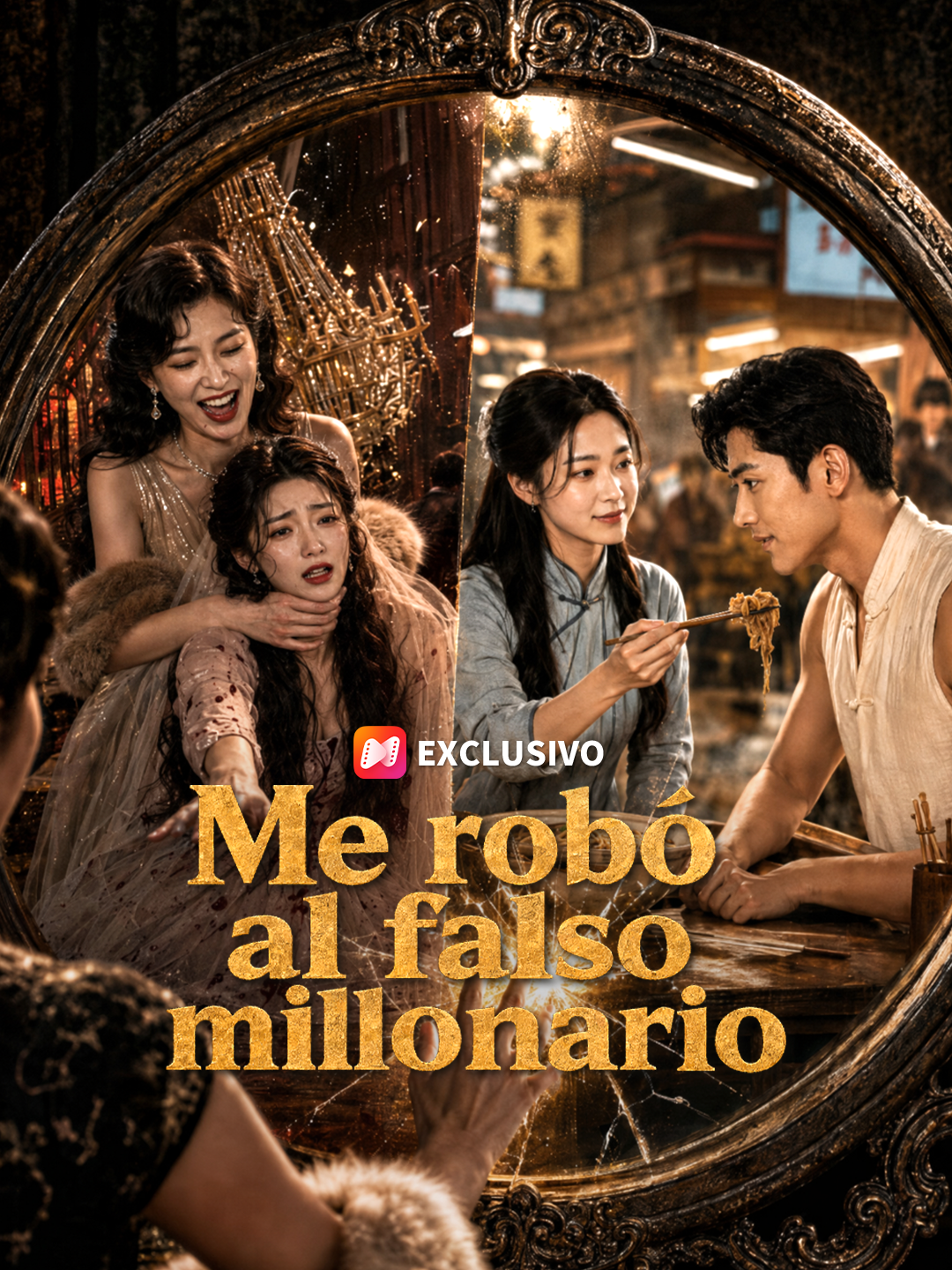 Me robó al falso millonario
