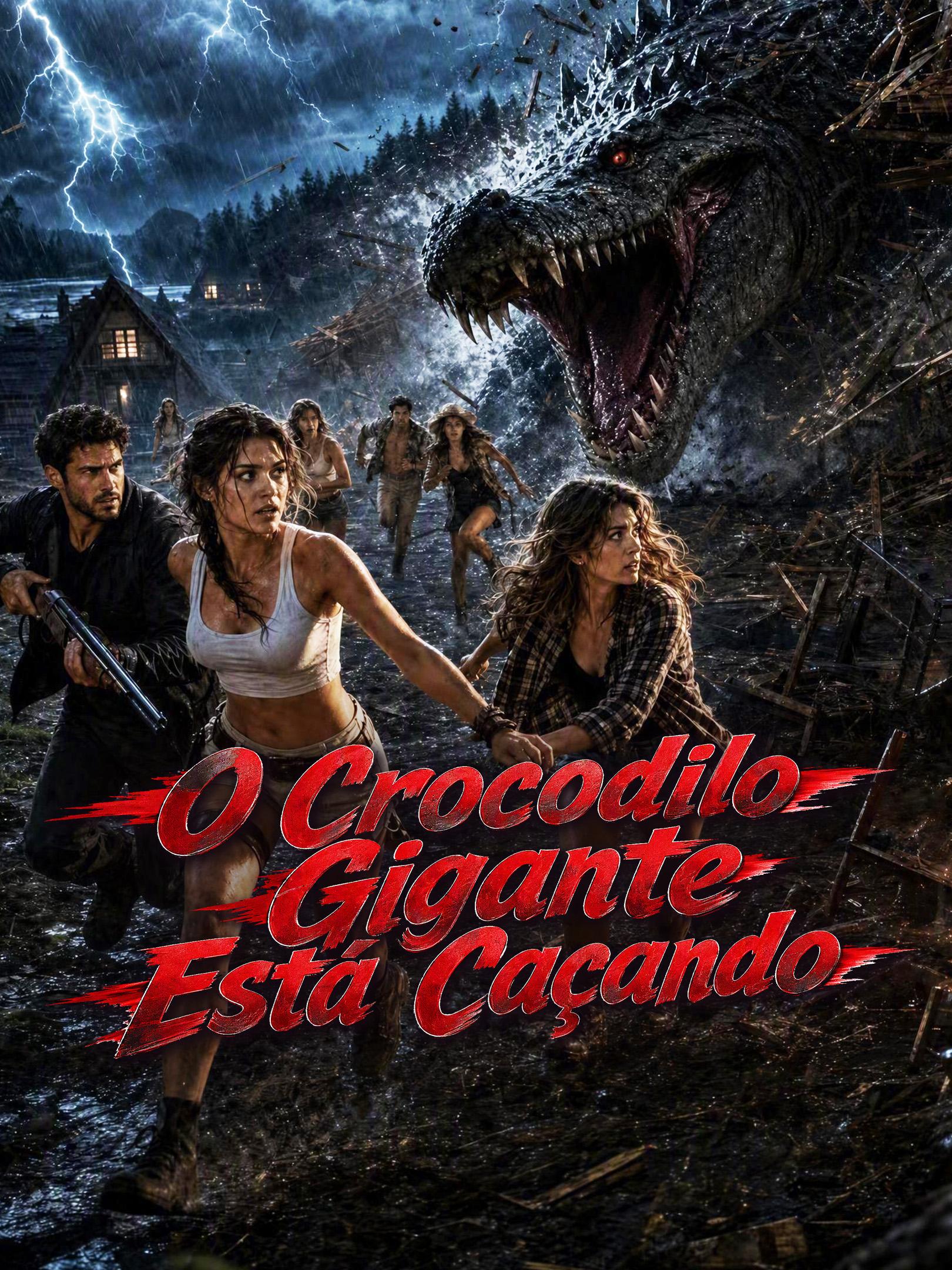 O Crocodilo Gigante Está Caçando