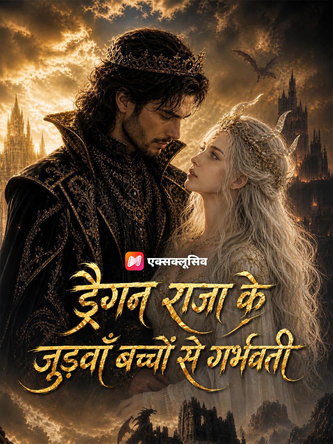 ड्रैगन राजा के जुड़वाँ बच्चों से गर्भवती