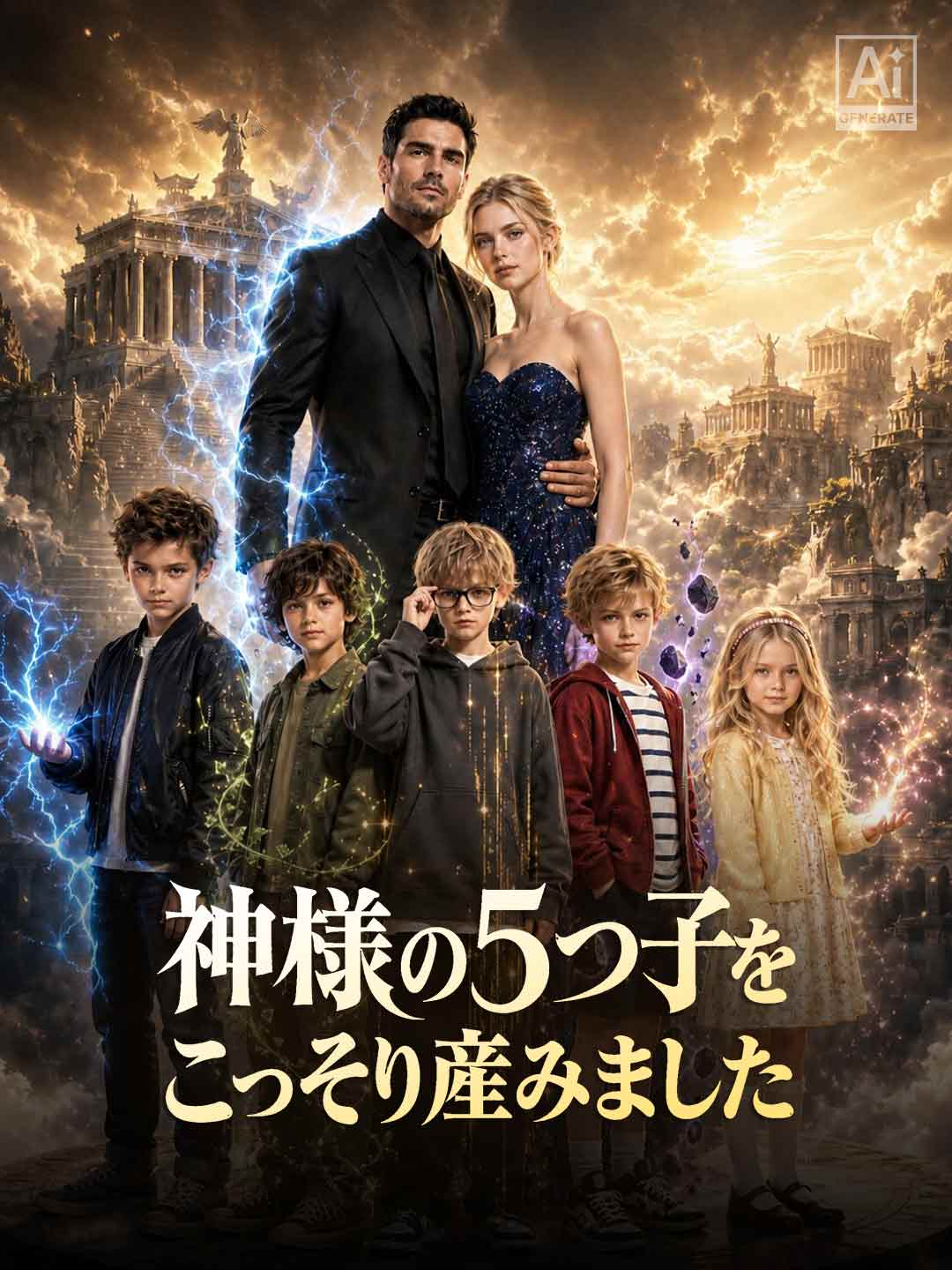 神様の5つ子をこっそり産みました