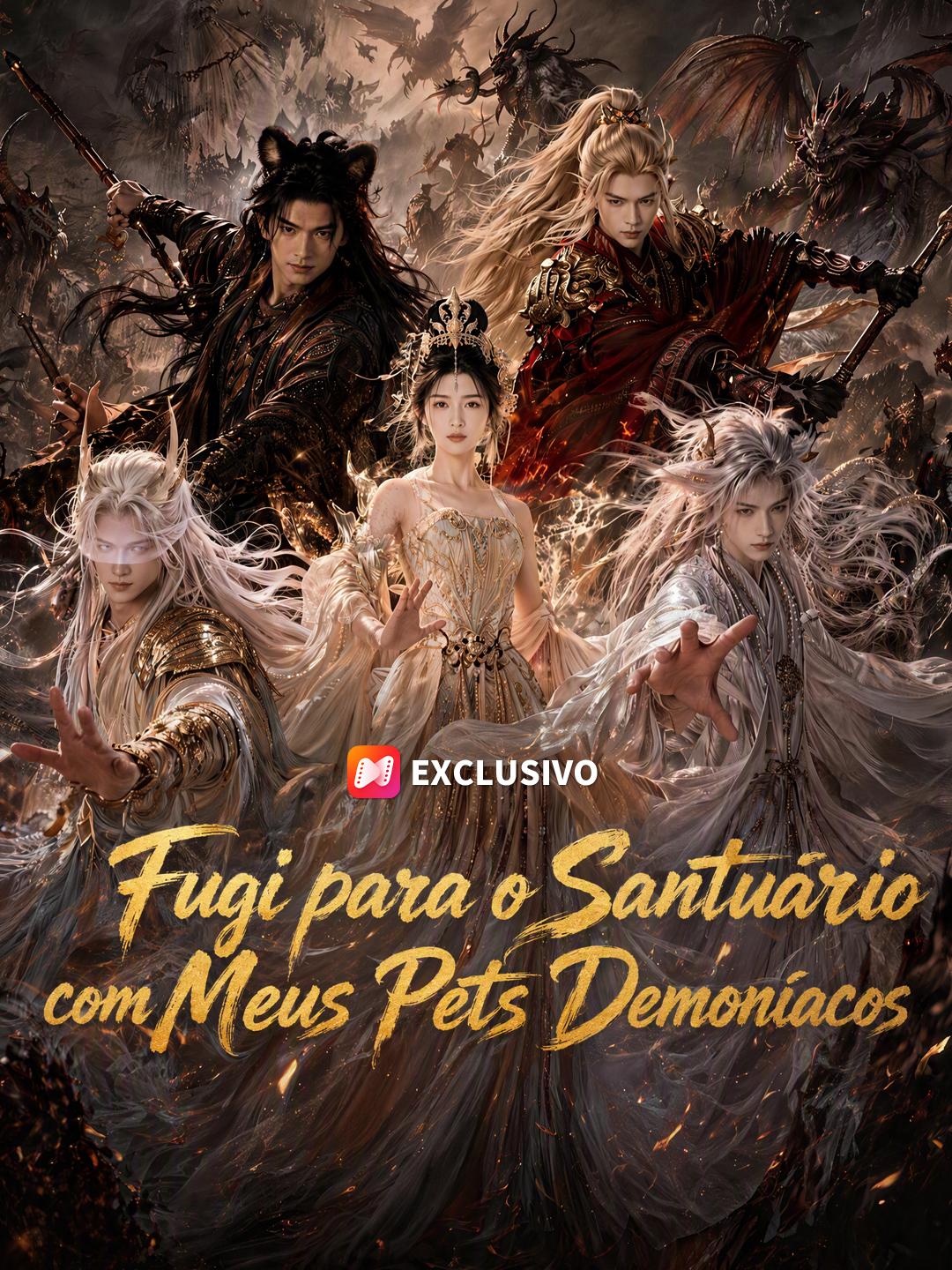 Fugi para o Santuário com Meus Pets Demoníacos