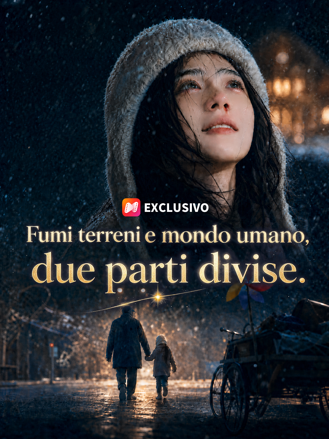 Fumi terreni e mondo umano, due parti divise.