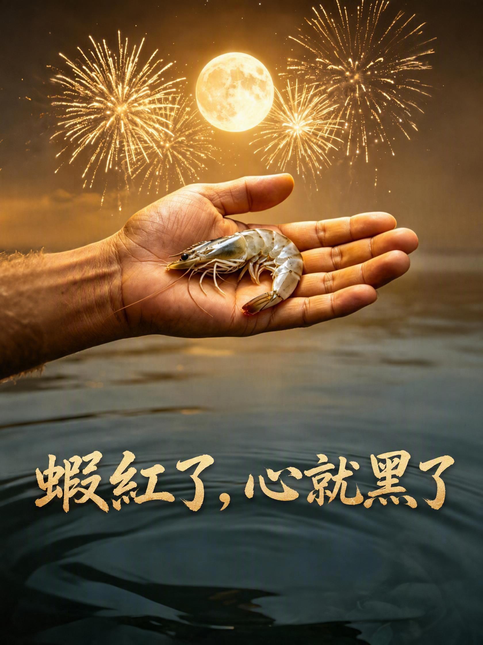蝦紅了，心就黑了