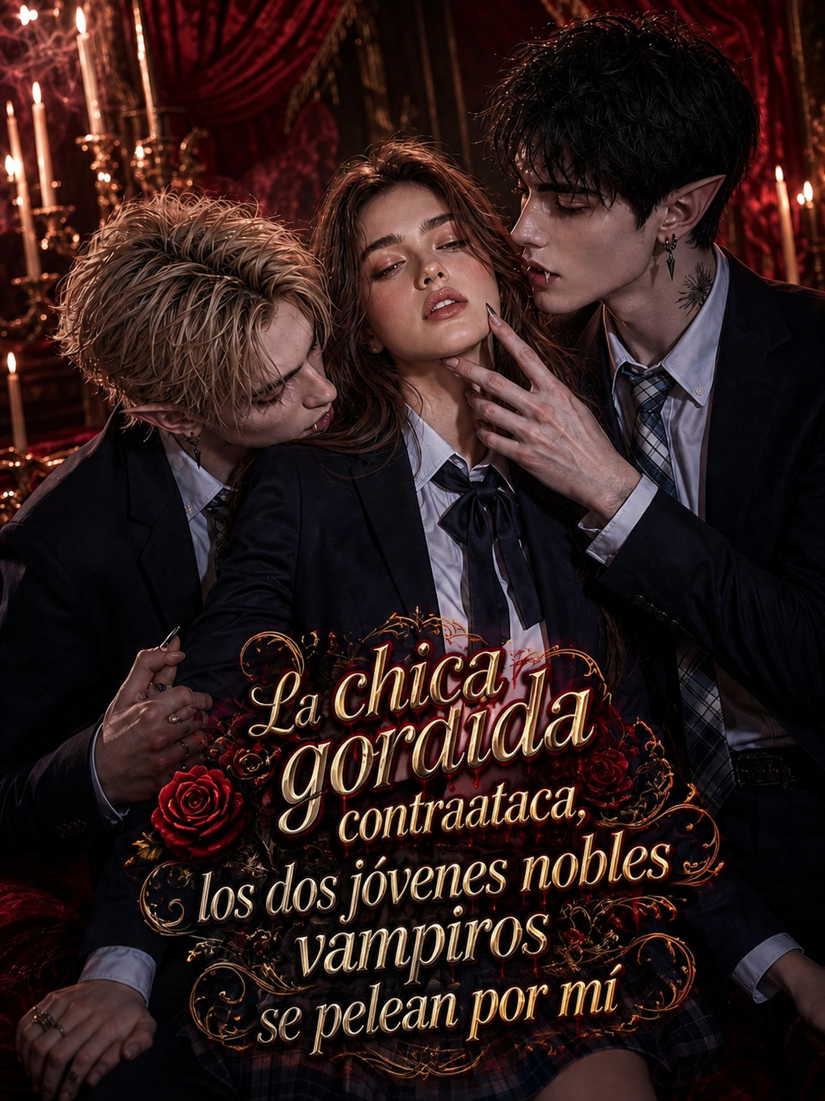 La chica gordida contraataca, los dos jóvenes nobles vampiros se pelean por mí
