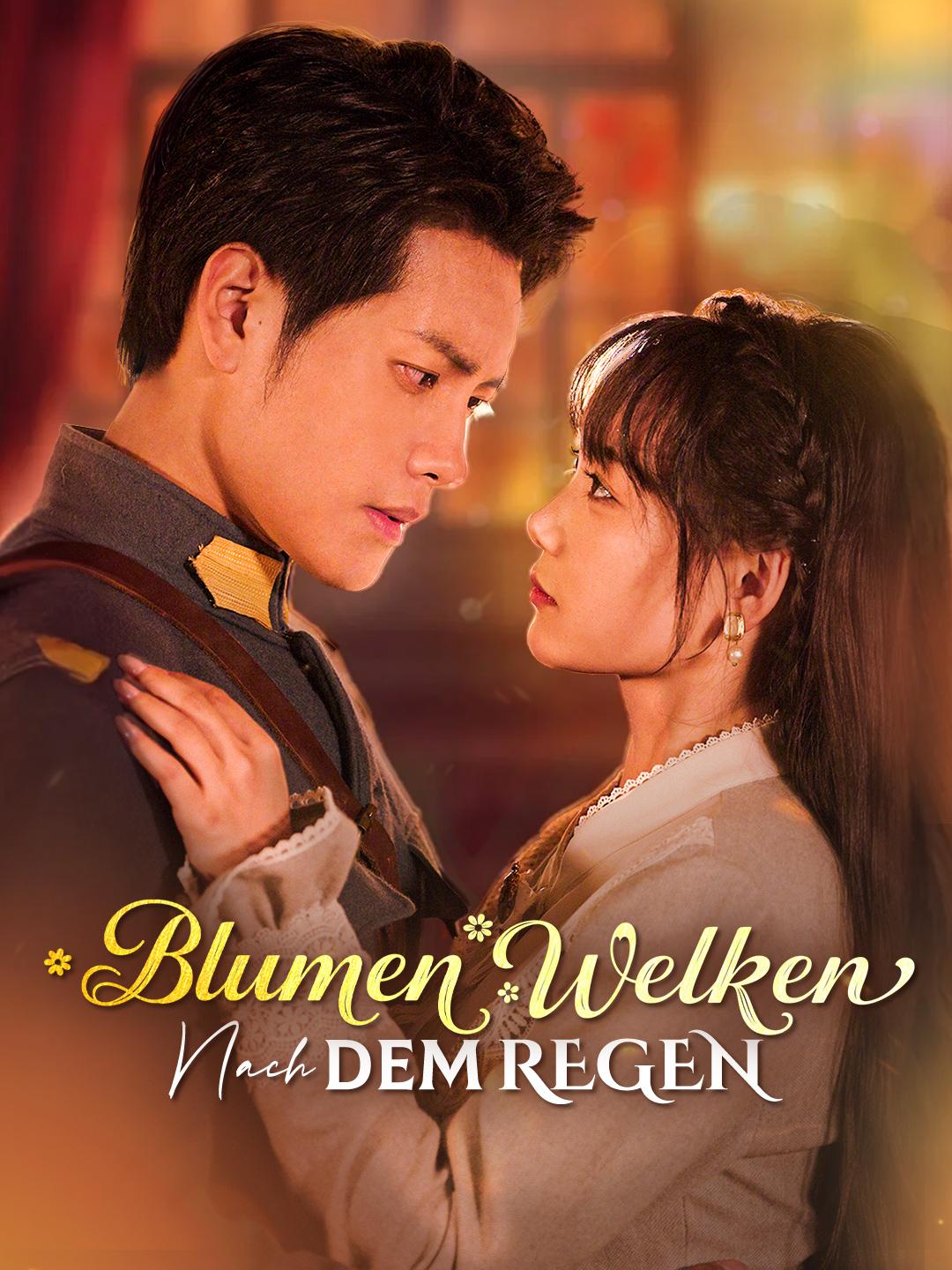 Blumen welken nach dem Regen