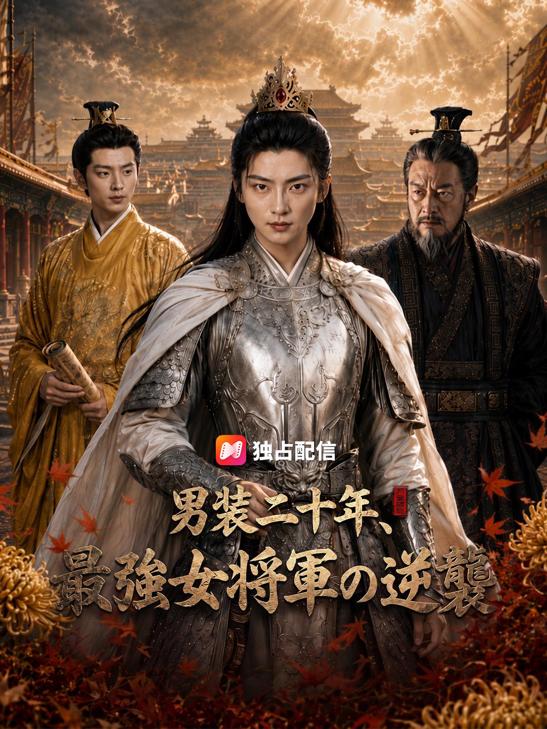 男装二十年、最強女将軍の逆襲