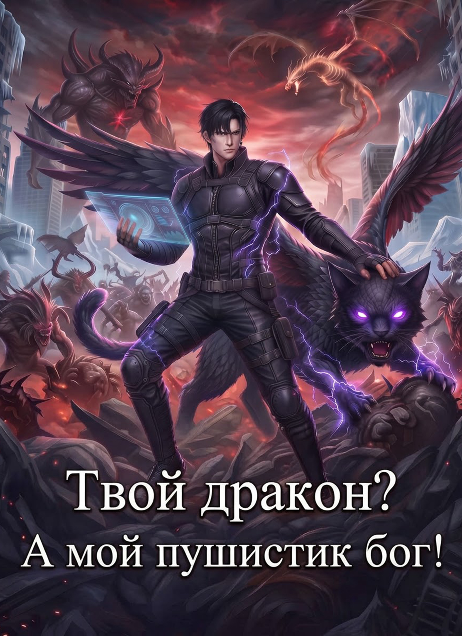 [Дубляж]Твой дракон? А мой пушистик бог!
