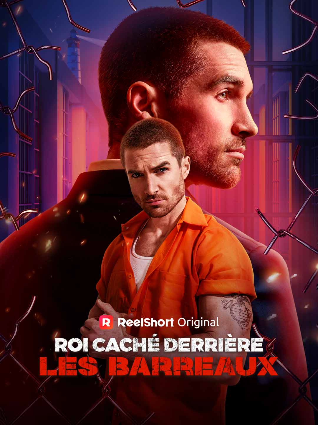Roi caché derrière les barreaux