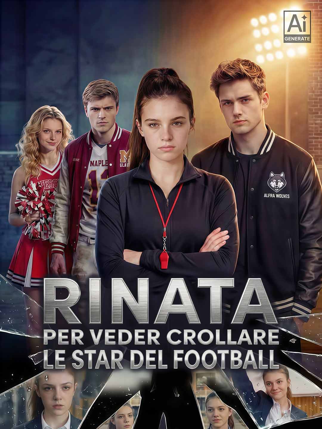 Rinata per veder crollare le star del football