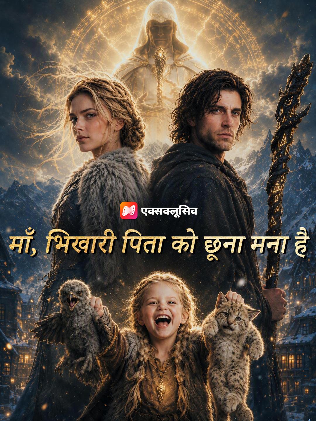 माँ, भिखारी पिता को छूना मना है