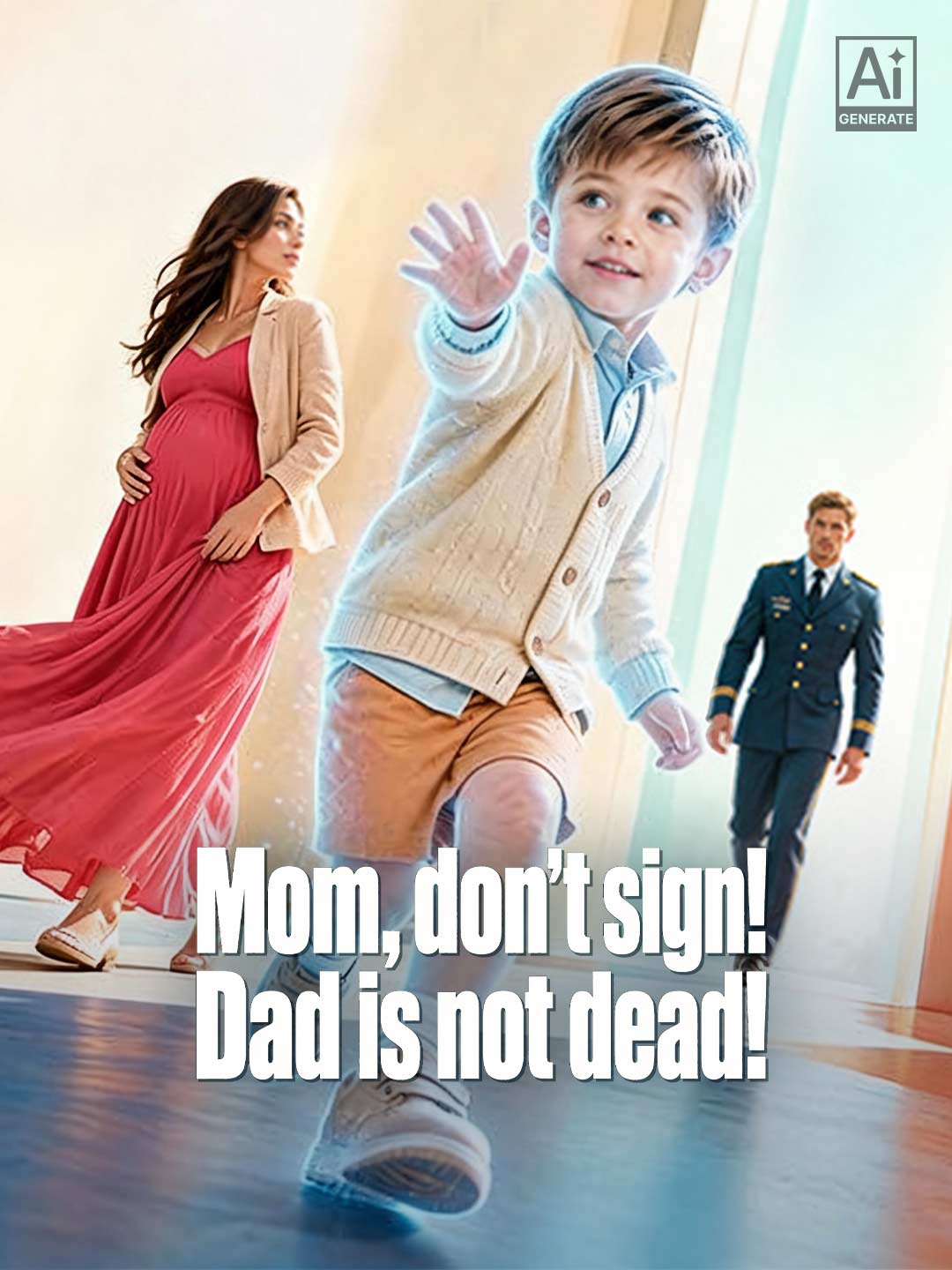 Mom, don't sign! Dad is not dead!