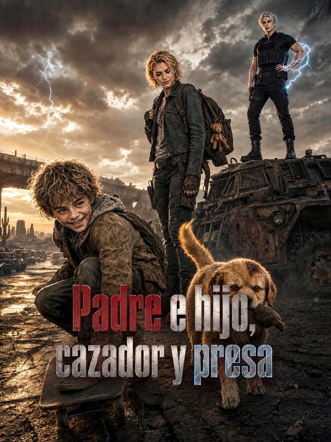 Padre e hijo, cazador y presa