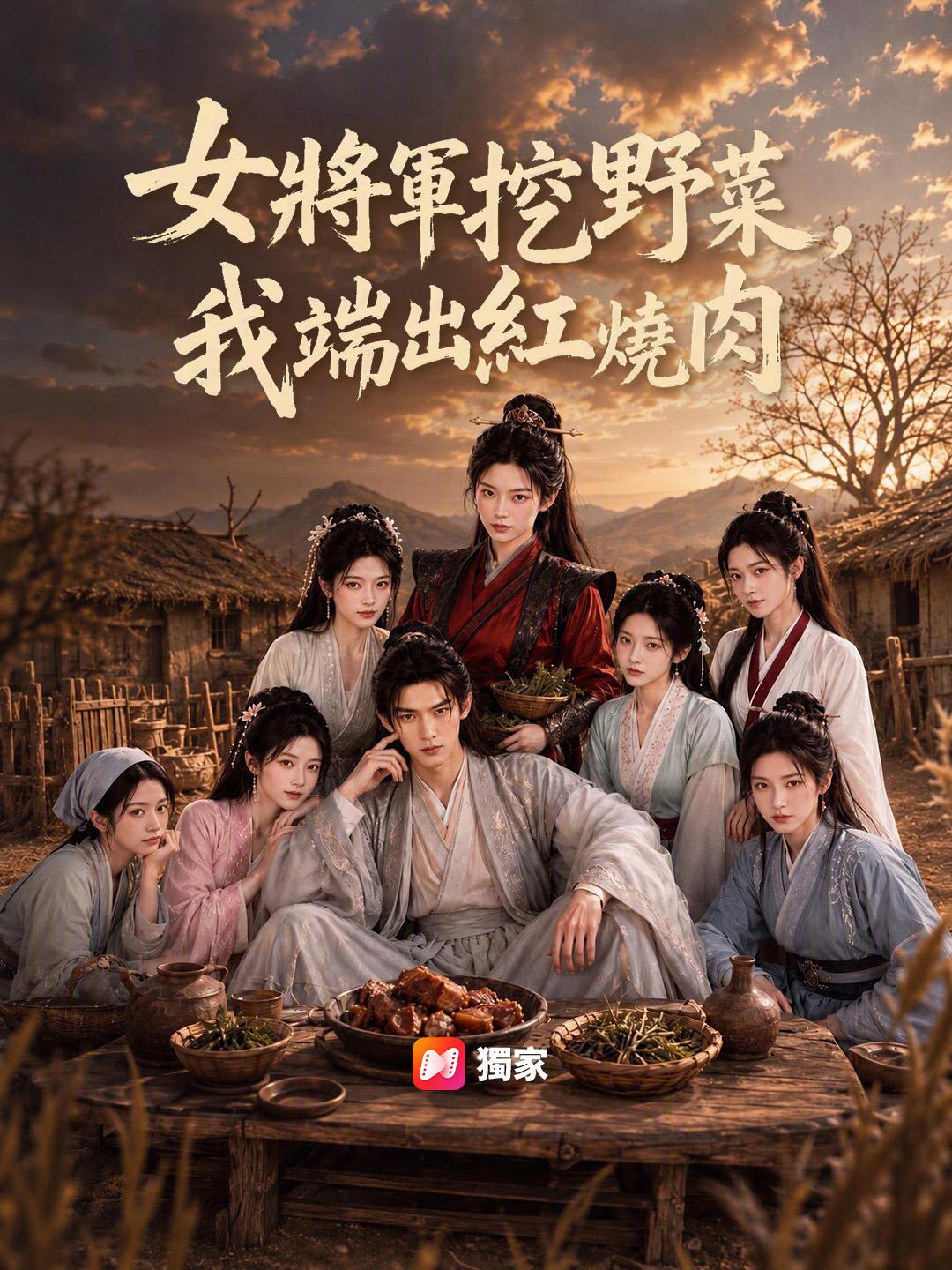 女將軍挖野菜，我端出紅燒肉