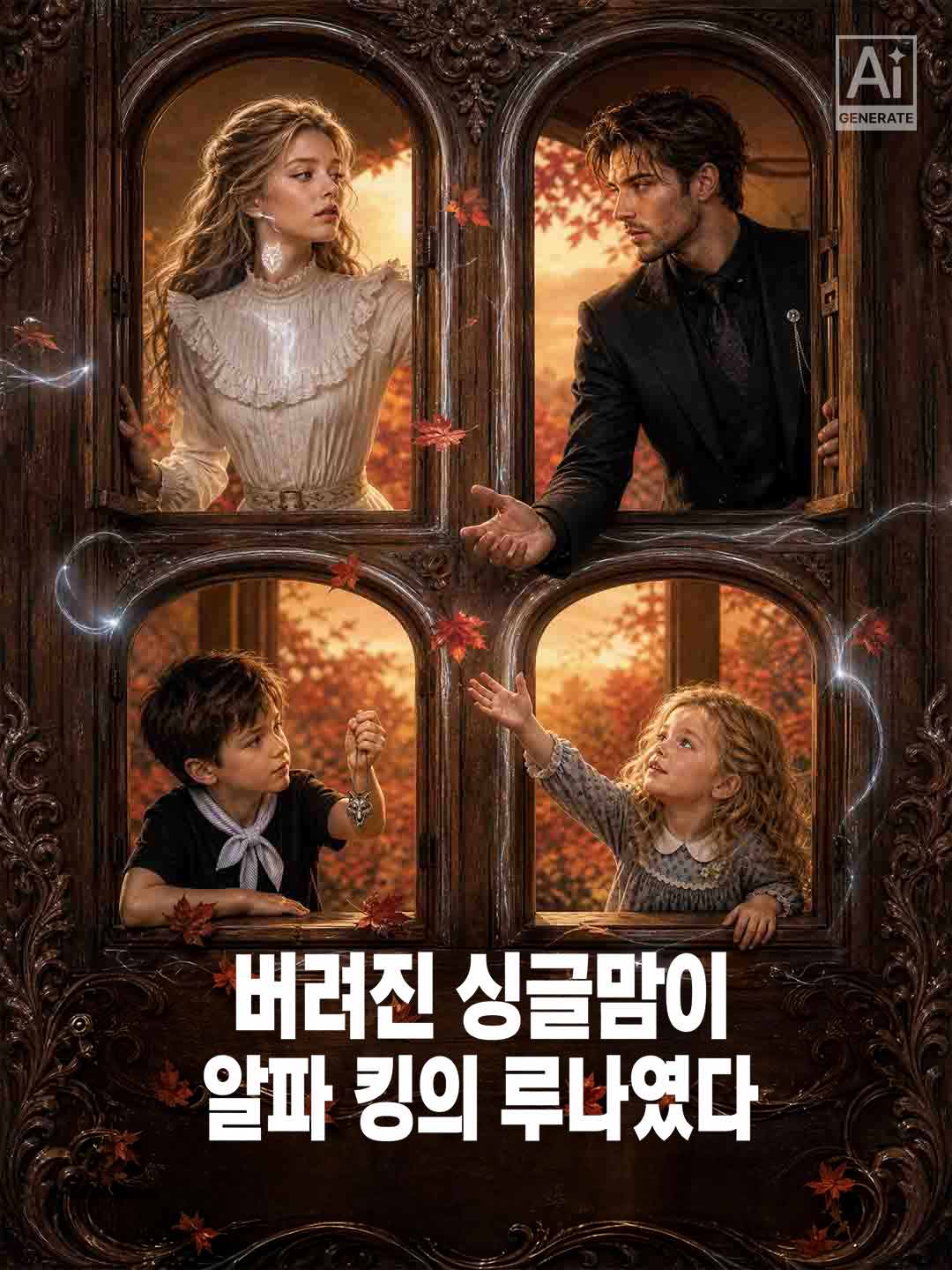 버려진 싱글맘이 알파 킹의 루나였다