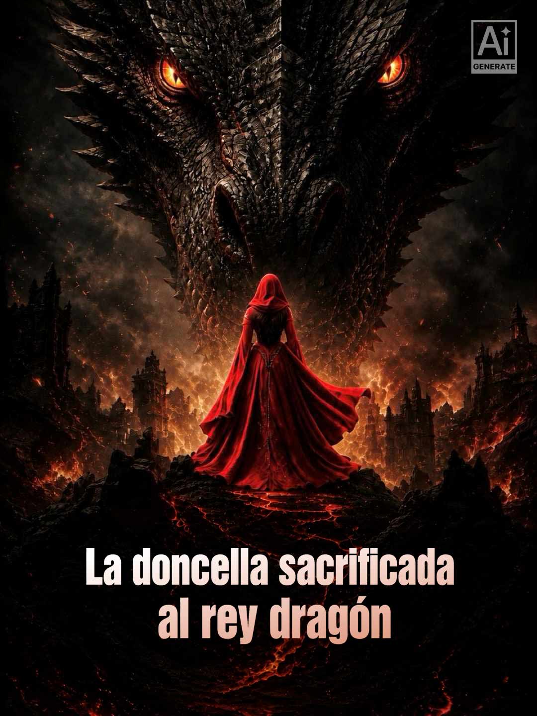 La doncella sacrificada al rey dragón