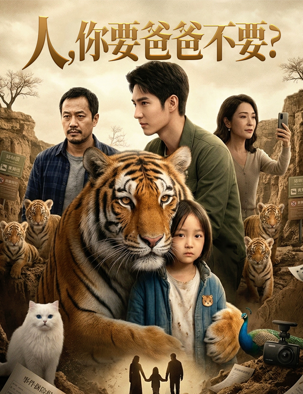 人，你要爸爸不要?