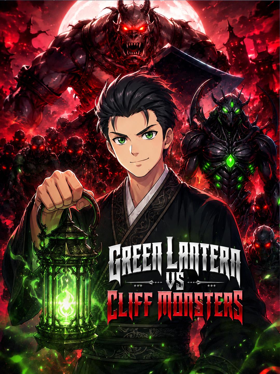 Green Lantern vs Cliff Monsters