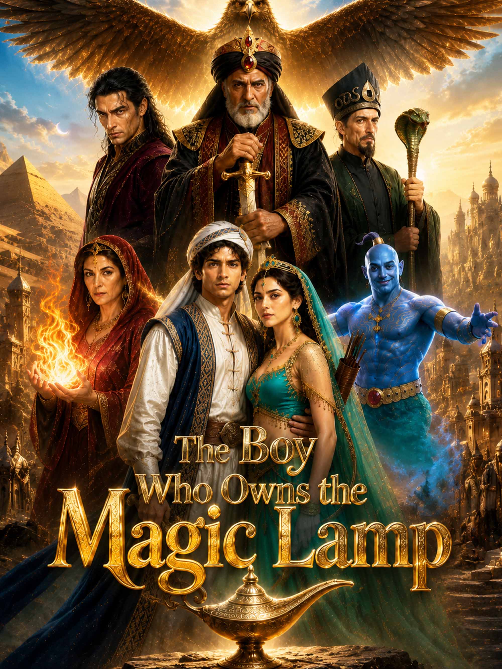 The Boy Who Owns the Magic Lamp