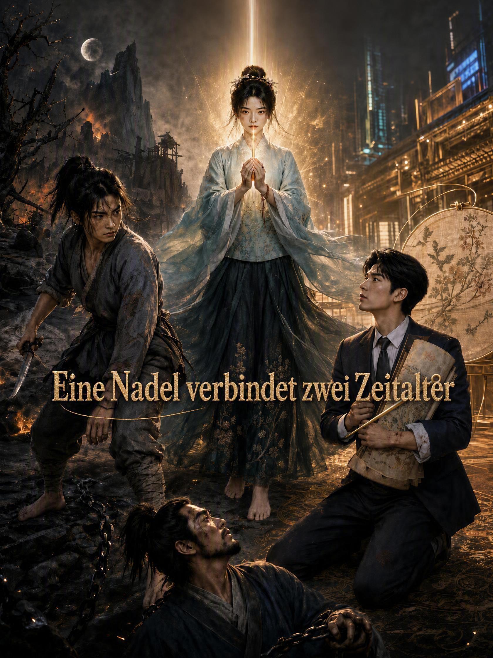 Eine Nadel verbindet zwei Zeitalter