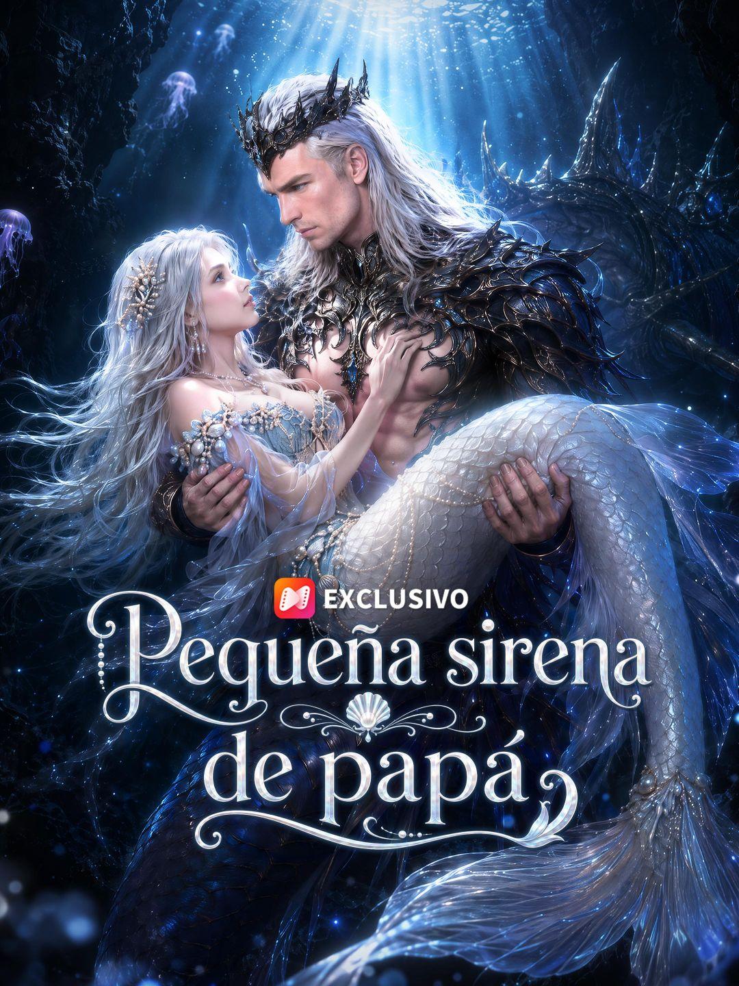 (Doblado) Pequeña sirena de papá