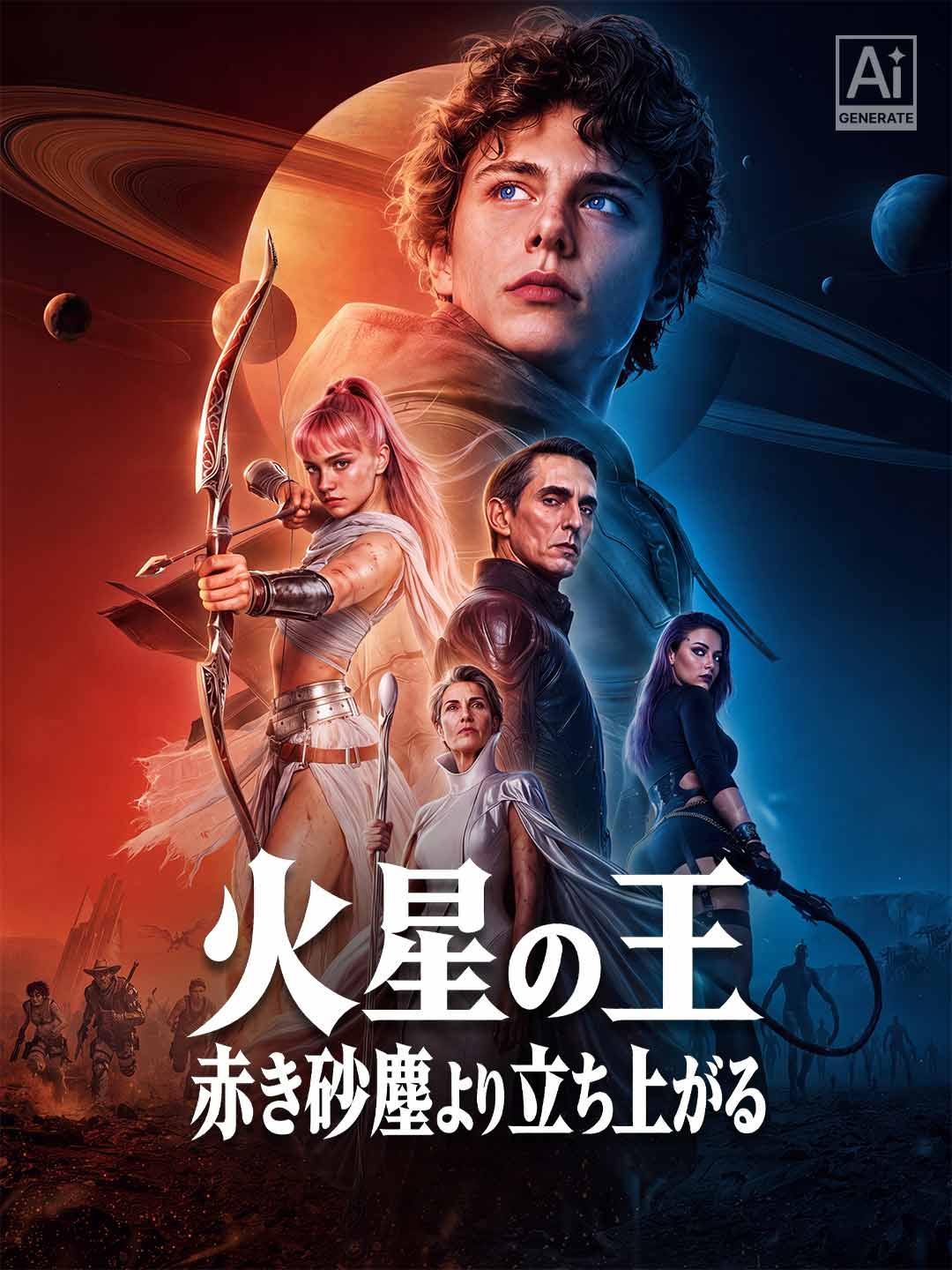 火星の王 赤き砂塵より立ち上がる