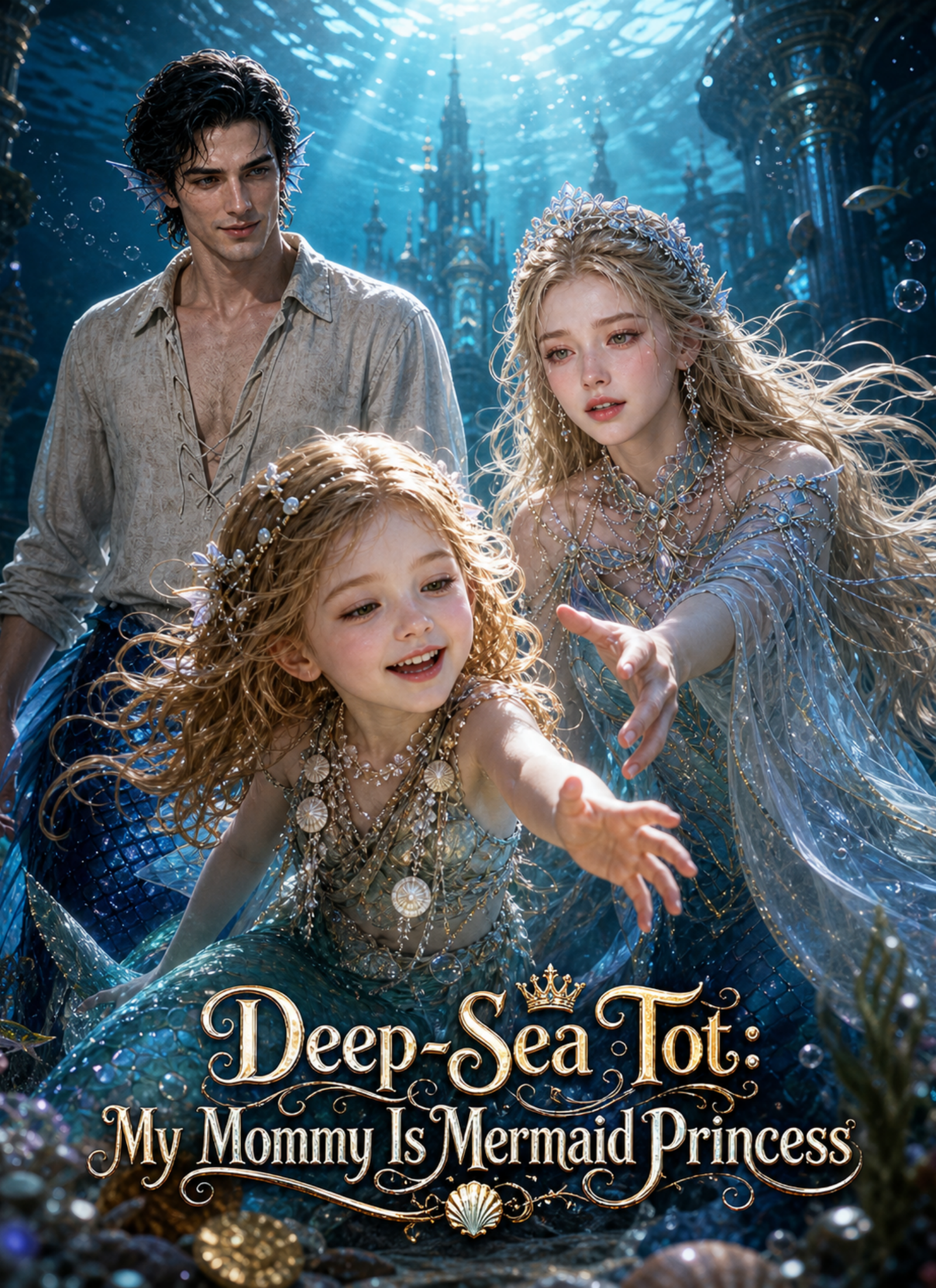 Deep‑Sea Tot My Mommy Is Mermaid Princess