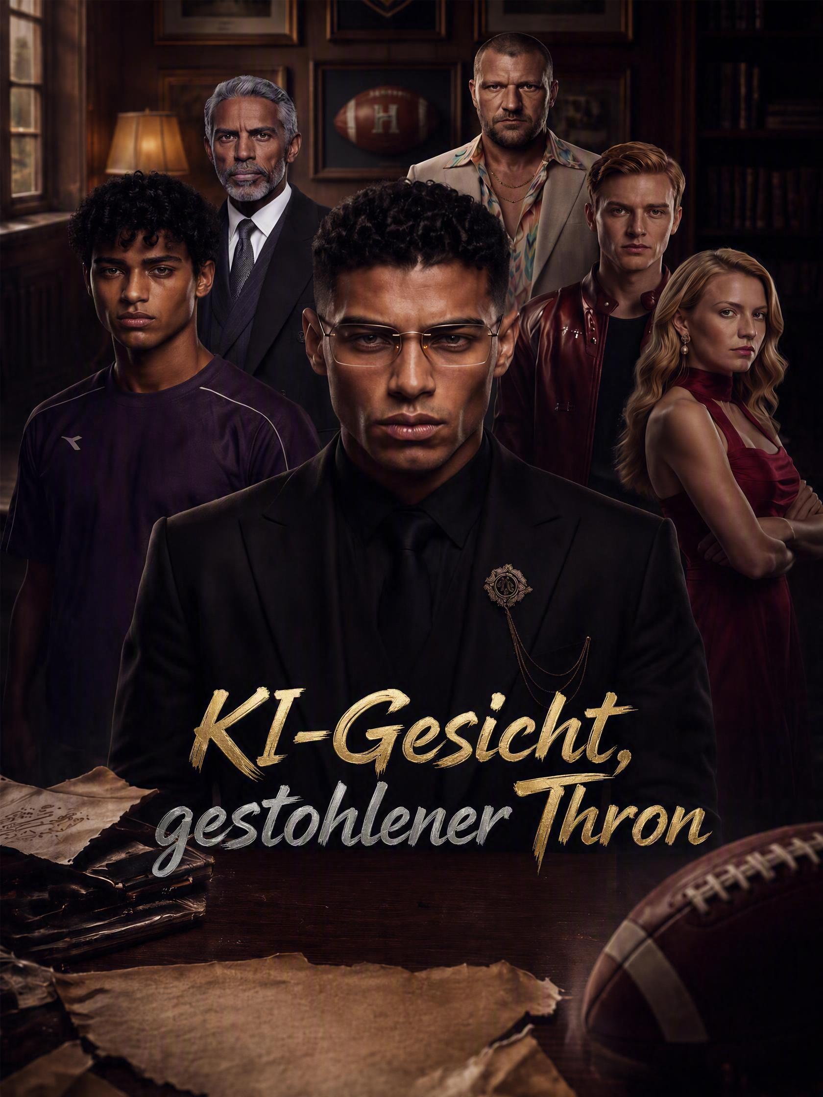 KI-Gesicht, gestohlener Thron