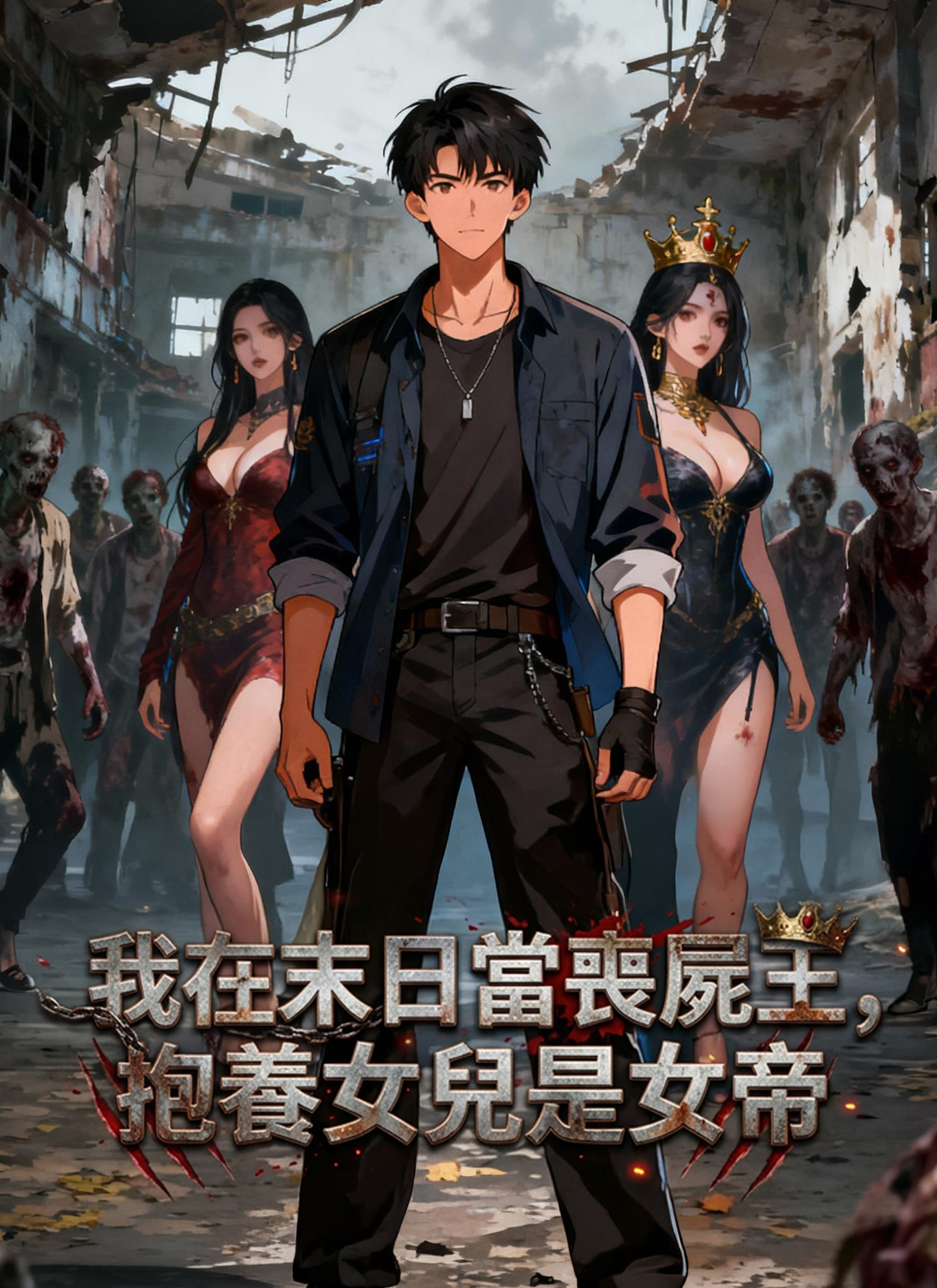 我在末日當喪屍王，抱養女兒是女帝
