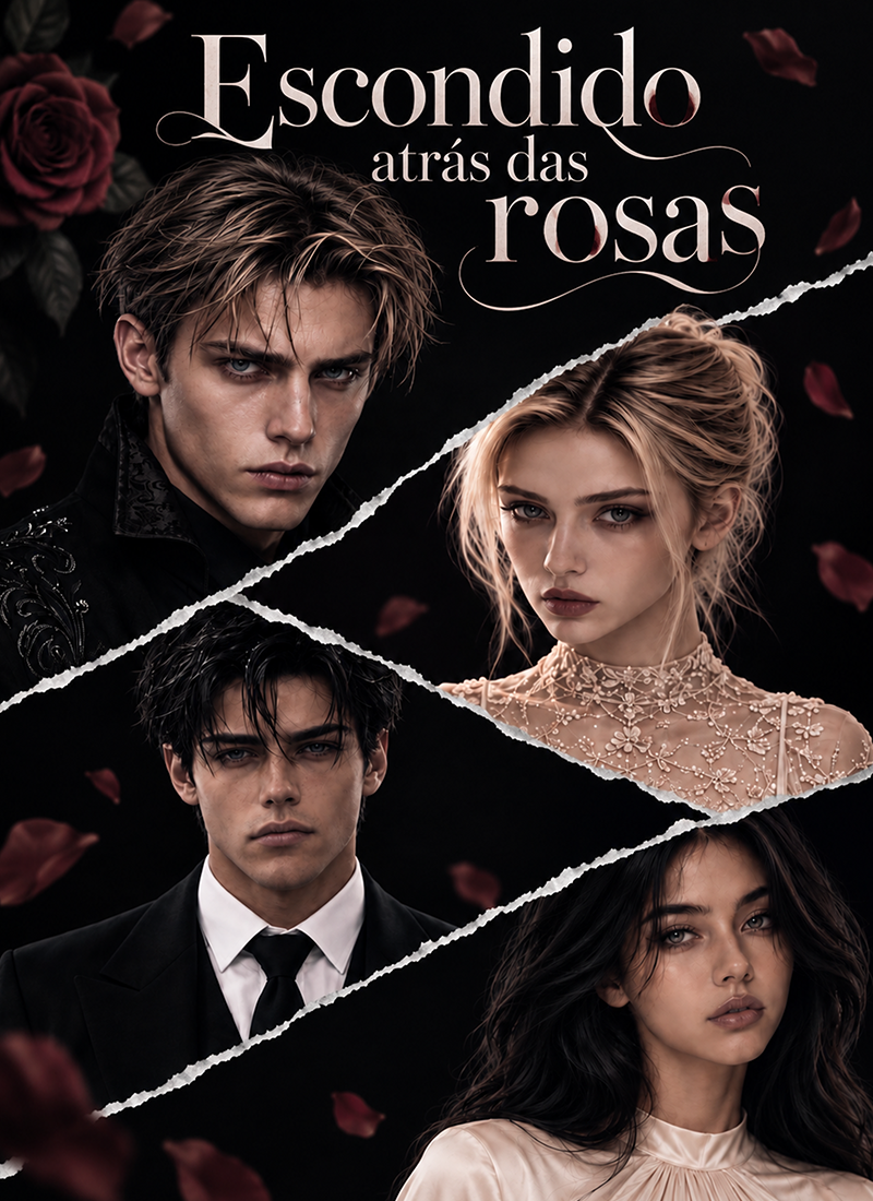 Escondido atrás das rosas