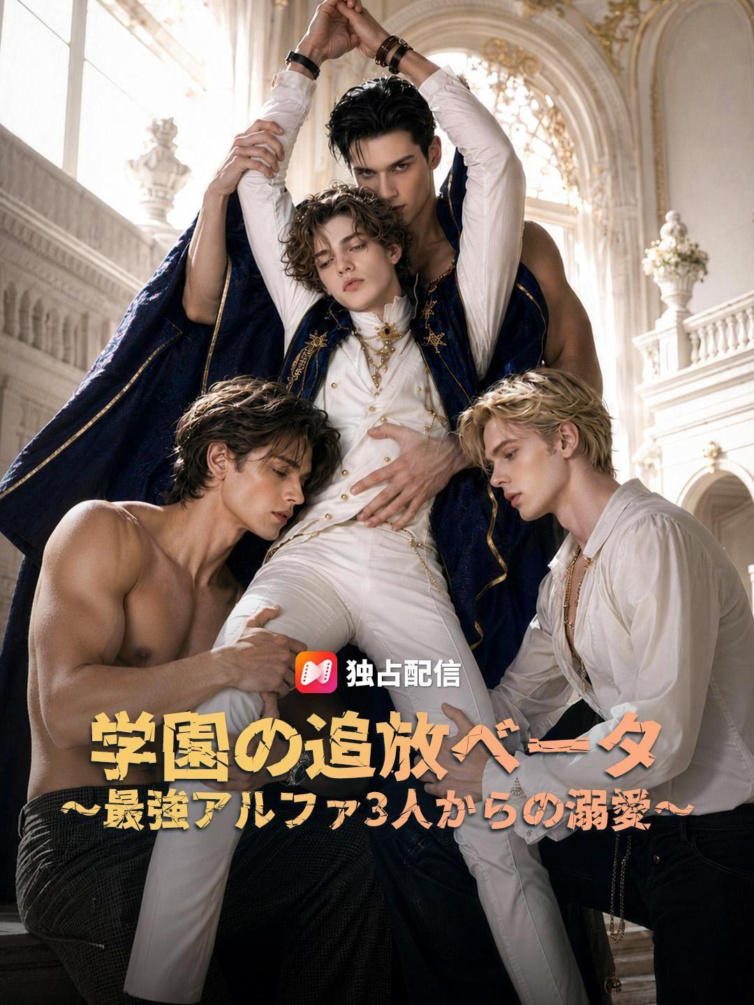 (吹き替え) 学園の追放ベータ～最強アルファ3人からの溺愛～