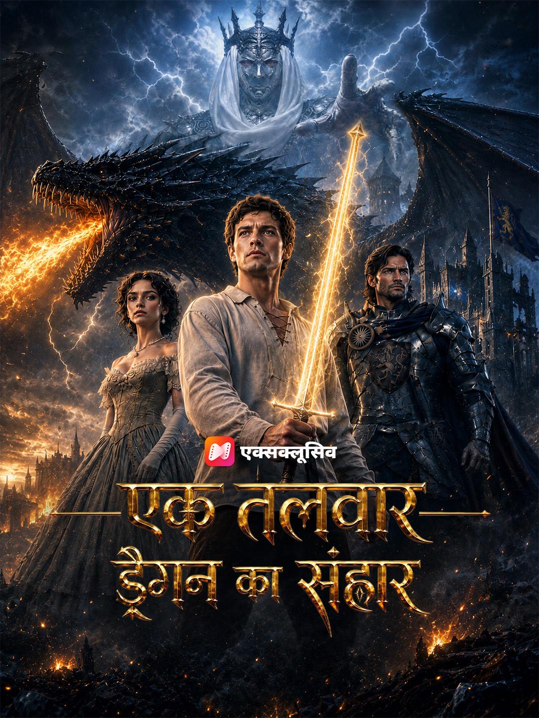 एक तलवार ड्रैगन का संहार