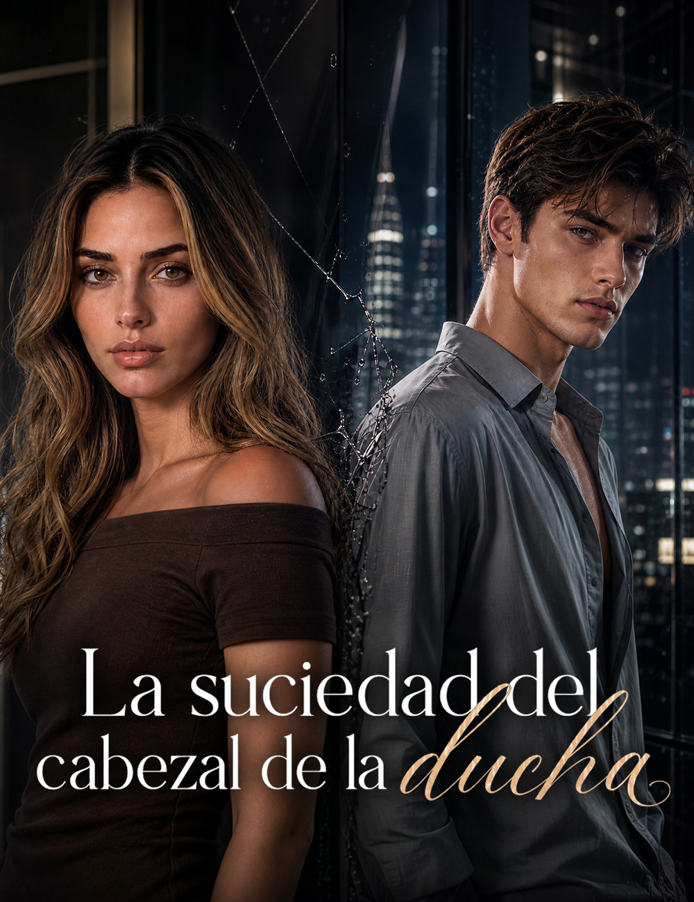 La suciedad del cabezal de la ducha(Doblado)